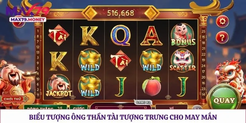 Biểu tượng ông thần tài tượng trưng cho may mắn 