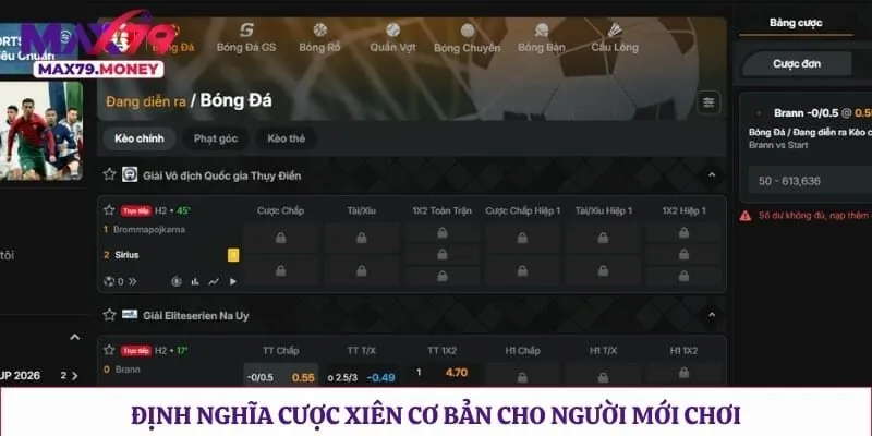 Định nghĩa cược xiên cơ bản cho người mới chơi
