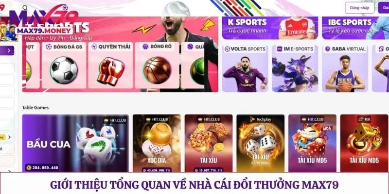 Giới thiệu tổng quan về nhà cái đổi thưởng Max79